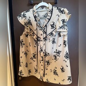 SHEIN LUNE Lantern Sleeve Casual Summer Shirt